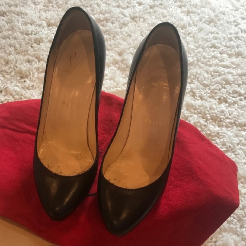 Black Christian Louboutin DECLIC 120MML